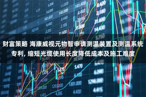 财富策略 海康威视元物智申请测温装置及测温系统专利, 缩短光缆使用长度降低成本及施工难度